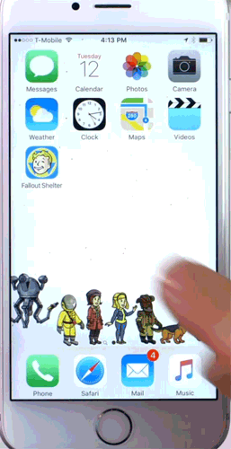 Fallout Shelter 3D Touch