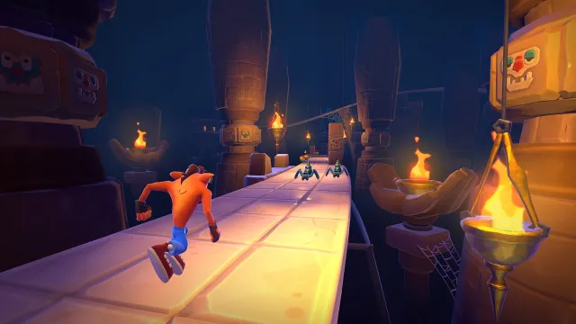 Crash Bandicoot: On the Run! - zrzut ekranu 1