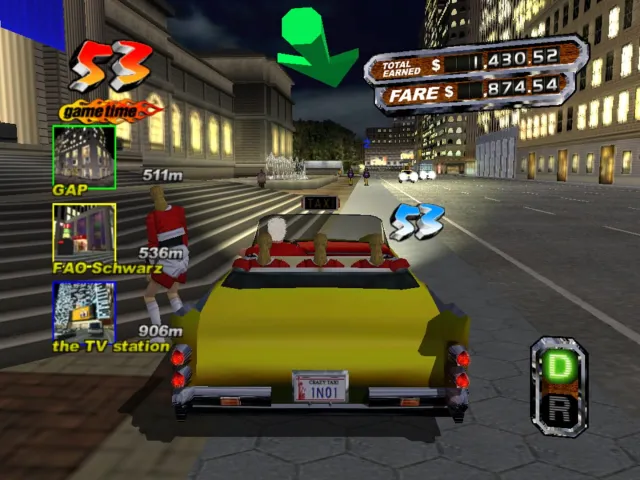 Crazy Taxi 3: High Roller - zrzut ekranu 1