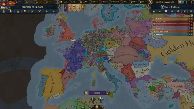 Europa Universalis V - zrzut ekranu 2