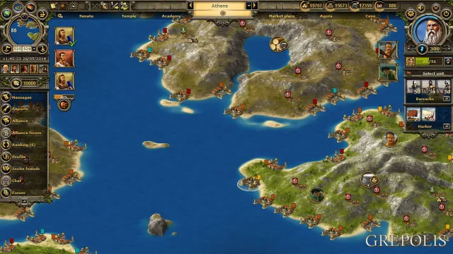 Grepolis - zrzut ekranu 3
