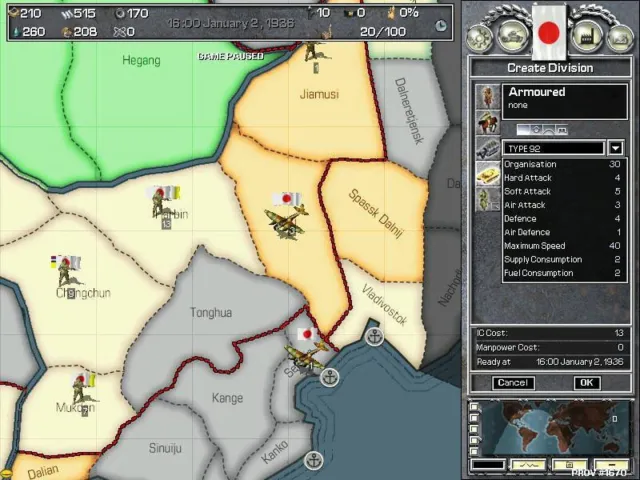 Hearts of Iron - zrzut ekranu 5