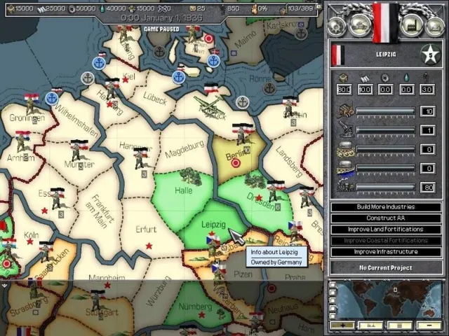 Hearts of Iron - zrzut ekranu 1