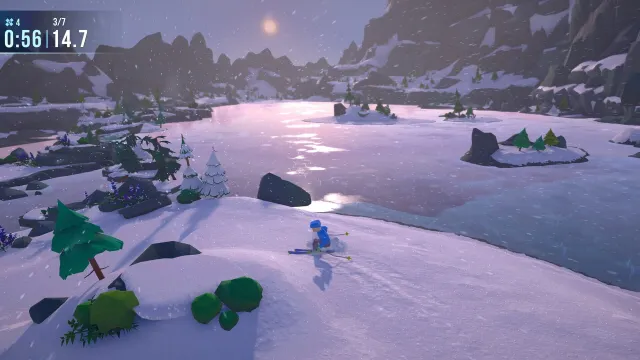 Lonely Mountains: Snow Riders - zrzut ekranu 1