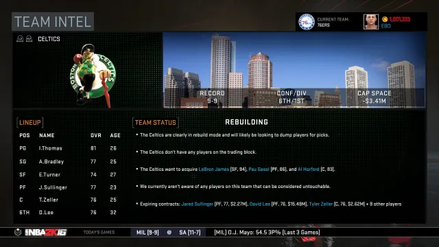 NBA 2K16 - zrzut ekranu 2