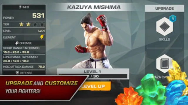 Tekken Mobile - zrzut ekranu 1