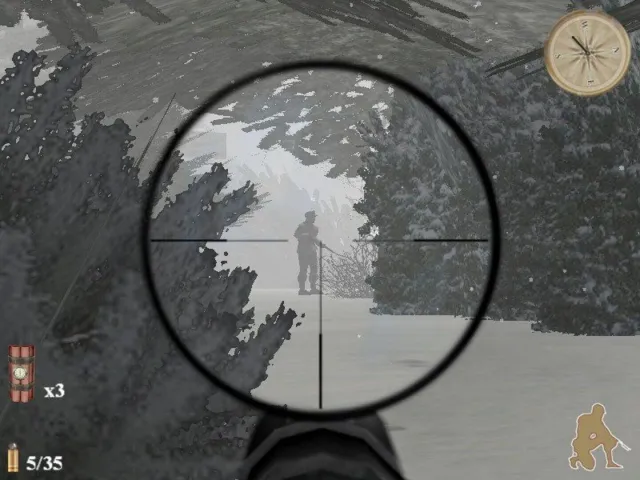 World War II: Sniper - Call to Victory - zrzut ekranu 1