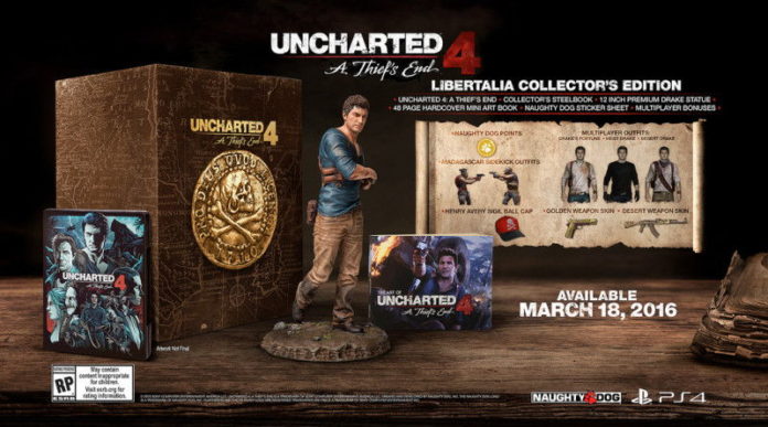 Uncharted 4 unboxing edycja kolekcjonerska