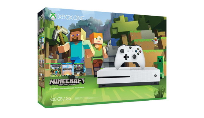 Xbox One S 500GB Minecraft Favorites Bundle