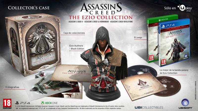 Edycja kolekcjonerska Assassin’s Creed The Ezio Collection przygotowywana przez Ubisoft