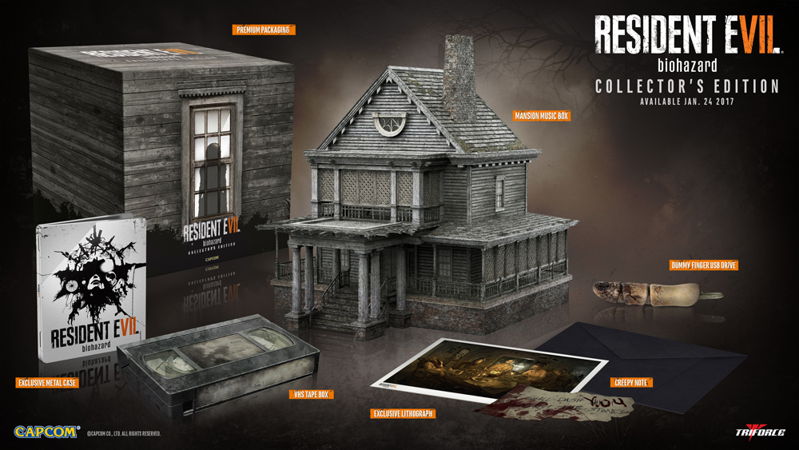 Edycja kolekcjonerska Resident Evil 7 i odcięty palec jako pendrive