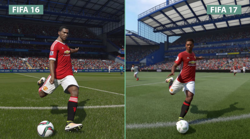 FIFA 17 vs. FIFA 16 porównanie grafiki. Duże zmiany ?